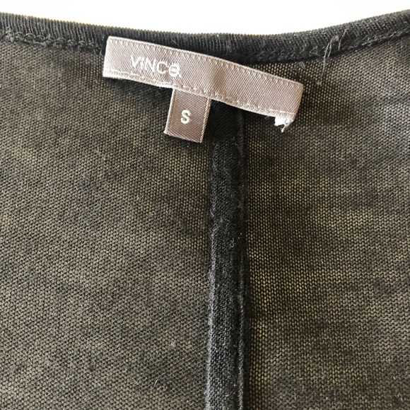 VINCE Black Long Sleeve Top Size Small - Picture 4 of 7